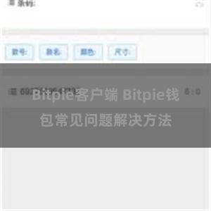 Bitpie客户端 Bitpie钱包常见问题解决方法