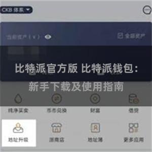 比特派官方版 比特派钱包：新手下载及使用指南