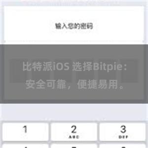 比特派iOS 选择Bitpie：安全可靠，便捷易用。