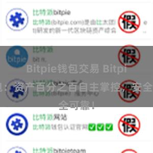 Bitpie钱包交易 Bitpie钱包：资产百分之百自主掌控，安全可靠！