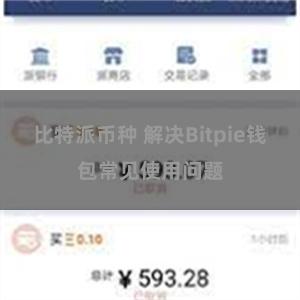 比特派币种 解决Bitpie钱包常见使用问题