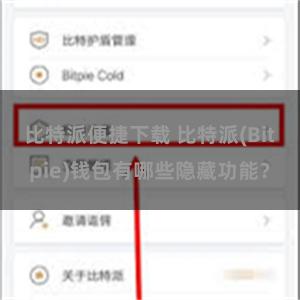 比特派便捷下载 比特派(Bitpie)钱包有哪些隐藏功能？