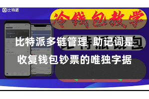 比特派多链管理  助记词是收复钱包钞票的唯独字据